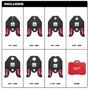 Milwaukee 49-16-2662Z ¼”- 1-1/8” ZoomLock® MAX Press Jaw Kit for M18™ FORCE