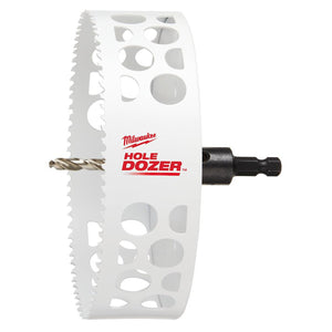 Milwaukee 49-56-9698 6 In. Hole Dozer Bi-Metal Hole Saw With Arbor