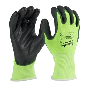 Milwaukee 48-73-8911 High Visibility Cut Level 1 Dipped-M