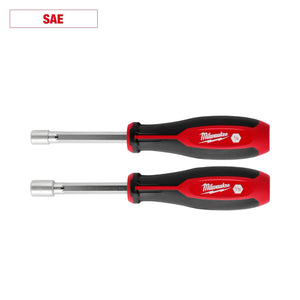Milwaukee 48-22-2442 2pc SAE HollowCore™ Nut Driver Set