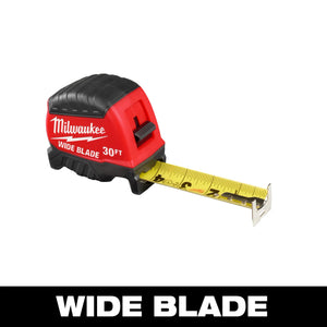 Milwaukee 48-22-1230 30ft Wide Blade Tape Measure (Open Box)