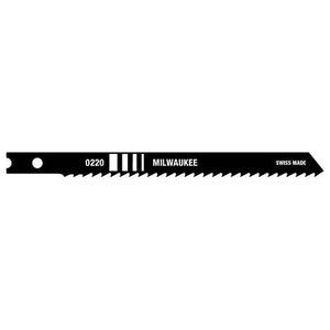 Milwaukee 48-42-0220 Heavy Duty High Carbon Steel Jig Saw Blade 8 TPI 5PC