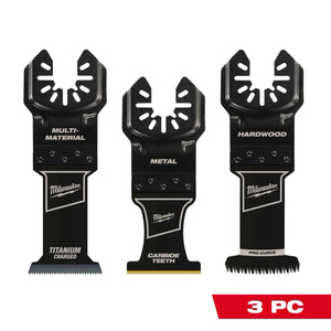 Milwaukee 49-10-9001 All-Purpose Multi-Tool Blade Variety Pack 3PC