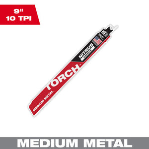 Milwaukee 48-00-6252 9" 10 TPI TORCH SAWZALL Conduit/Strut Blade