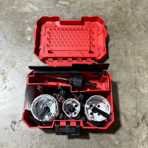 Milwaukee 49-22-4019 HOLE DOZER Bi-Metal Hole Saw Kit - 8PC (Used/Missing Pcs)