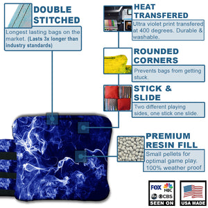 8 Smoking Pro Cornhole Bags