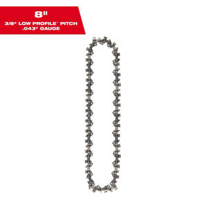 Milwaukee 49-16-2750 8" .043" Gauge Pruning Saw Chain w/33-Drive Links(Open Box)