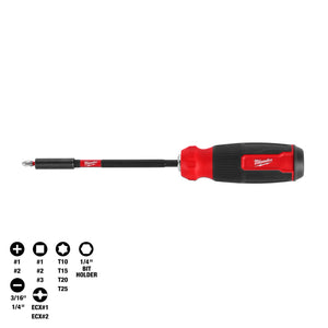 Milwaukee 48-22-2915 14-in-1 Multi-Bit Screwdriver w/ SHOCKWAVE Impact Bits