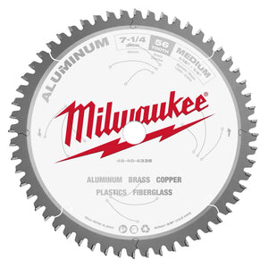 Milwaukee 48-40-4335 7-1/4" Aluminum Cutting Circular Saw Blade
