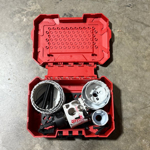Milwaukee 49-22-4020 HOLE DOZER Bi-Metal Hole Saw Kit - 11PC (Used/Missing Pcs)