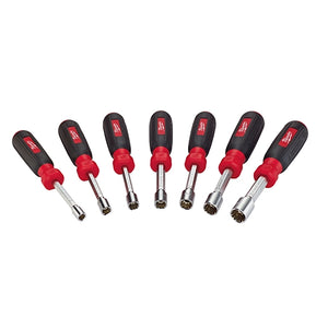 Milwaukee 48-22-2507 7PC Magnetic HollowCore™ SAE Nut Driver Set