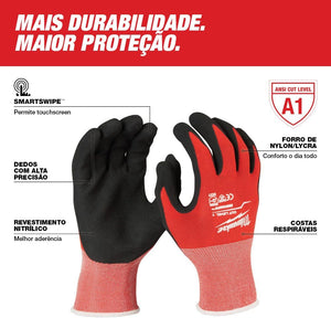 Milwaukee 48-22-8904B Cut 1 Dipped Gloves – XXL (12 Pack)
