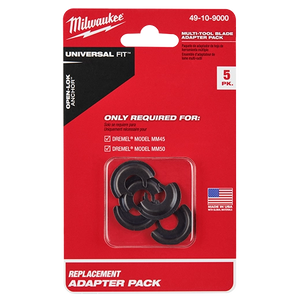 Milwaukee 49-10-9000 MULTI-TOOL ADAPTERS for DREMEL MM45 and MM50 MODELS