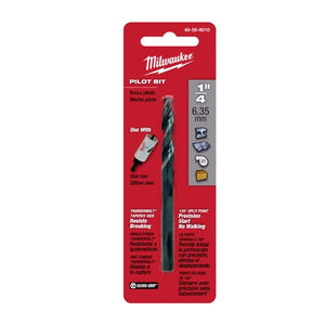 Milwaukee 49-56-8010 High Speed Steel Pilot Bit 1/4" x 3-1/2"
