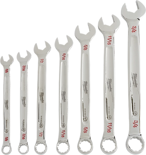 Milwaukee 48-22-9407 7pc Combination Wrench Set - SAE (Open Box)