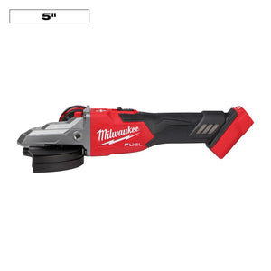 Milwaukee 2887-20 M18 FUEL 5" Flathead Braking Grinder