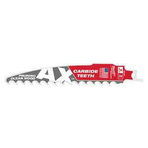 Milwaukee 48-00-5231 6" 3 TPI AX with Carbide Teeth Pruning Blade