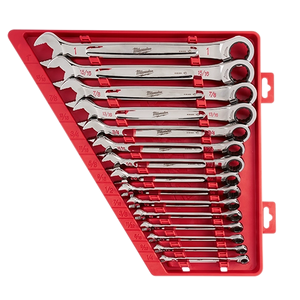 Milwaukee 48-22-9416 15pc Ratcheting Combination Wrench Set - SAE