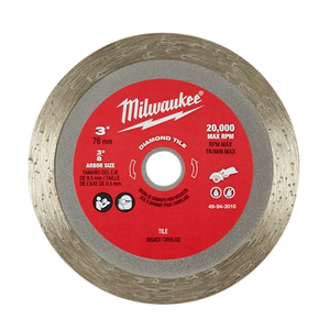 Milwaukee 49-94-3010 3" Diamond Tile Blade
