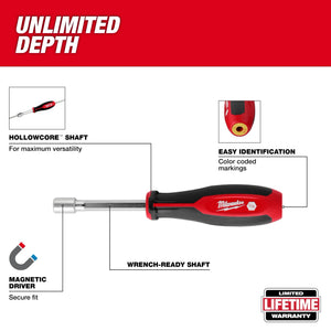 Milwaukee 48-22-2557 9/16" HollowCore™ Magnetic Nut Driver