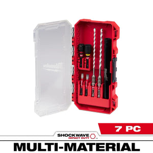 Milwaukee 48-20-8877 7PC Multi-Material Concrete Screw Install Set (Open Box)