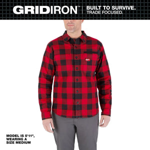 Milwaukee M551 GRIDIRON™ Flannel Shirt