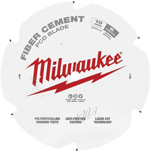 Milwaukee 48-40-7010 10 in. PCD/Fiber Cement Circular Saw Blade
