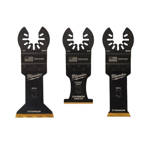 Milwaukee 49-10-9006 METAL CUTTING MULTI-TOOL BLADE VARIETY PACK 3 PK