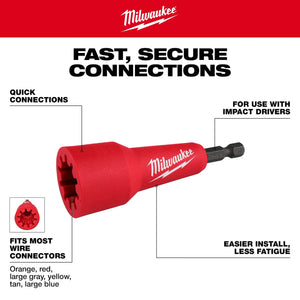 Milwaukee 48-32-6400 Quick-Twist Wire Connector Socket