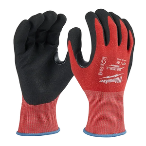 Milwaukee 48-22-8926B 12 Pack Cut Level 2 Nitrile Dipped Gloves - M