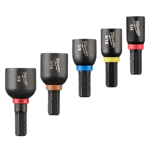 Milwaukee 49-66-4563 5PC SHOCKWAVE Impact Insert Magnetic Nut Driver Set
