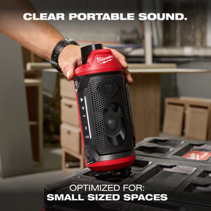 Milwaukee 2955-20 M12™ Jobsite Speaker w/ PACKOUT™ Compatibility (Open Box)
