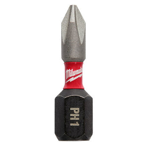 Milwaukee 48-32-4880 SHOCKWAVE™ Impact Duty 1" Phillips #1 Insert Bits