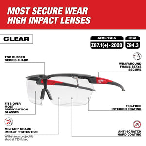 Milwaukee 48-73-2070 Clear Safety Over Glasses (Open Box)