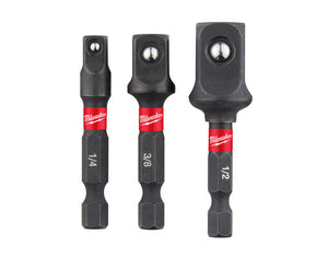 Milwaukee 48-32-5033 SHOCKWAVE Impact Hex Shank Socket Adapter Set
