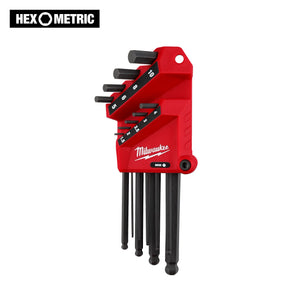 Milwaukee 48-22-2186 9-Key Ball End L-Style Hex Key Set - Metric (Open Box)