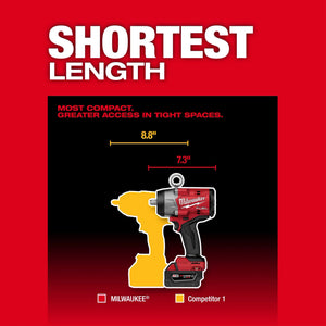 Milwaukee 2966-20 M18 FUEL 1/2" Impact Wrench w/ Pin Detent (Open Box)