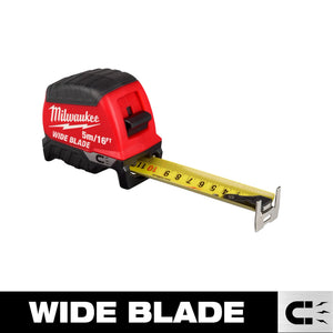 Milwaukee 48-22-1217M 5m/16ft Wide Blade Magnetic Tape Measure