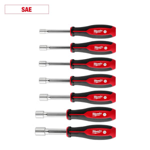Milwaukee 48-22-2447 7pc SAE HollowCore™ Nut Driver Set