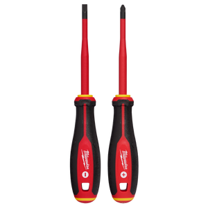 Milwaukee 48-22-2207 1000V Insulated Slim Tip Screwdriver Set (2-Piece)