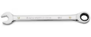 GearWrench 86917 17mm 90-Tooth 12-Point Ratcheting Combination Wrench