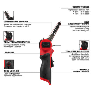Milwaukee 2483-20 M12 FUEL REDLITHIUM Battery Bandfile