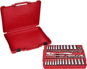 Milwaukee 48-22-9008 3/8" Drive 56pc Ratchet & Socket Set - SAE & Metric