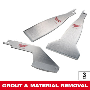 Milwaukee 49-22-5403 Material Removal Blade Set (3-Piece)