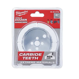 Milwaukee 49-56-0734 3" HOLE DOZER™ with Carbide Teeth Hole Saw