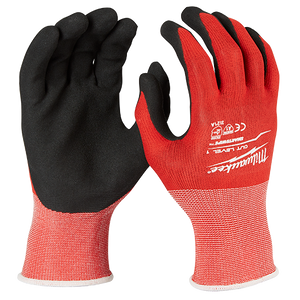 Milwaukee 48-22-8901P Medium Red Level 1 Cut Resistant Dipped Work Gloves (6Pk)