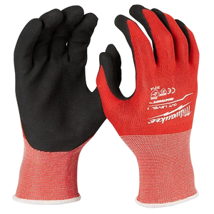 Milwaukee Cut Level 1 Nitrile Dipped Gloves