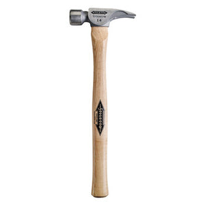Stiletto TI14MS Titanium Milled Face Hammer w/ 18" Straight Hickory Handle