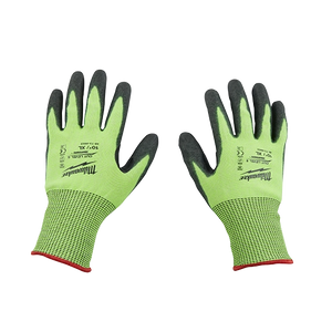 Milwaukee 48-73-8954B 12PC High Vis Cut Level 5 Poly Dipped Gloves - XXL