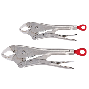 Milwaukee 48-22-3702 7 in. and 10 in. Curve Torque Lock Locking Pliers Set 2PC